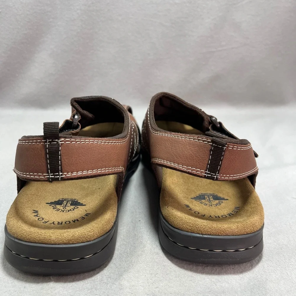 Dockers Searose Fisherman Sandals Rust Brown Memory Foam‎ Casual Gorpcore 13 M